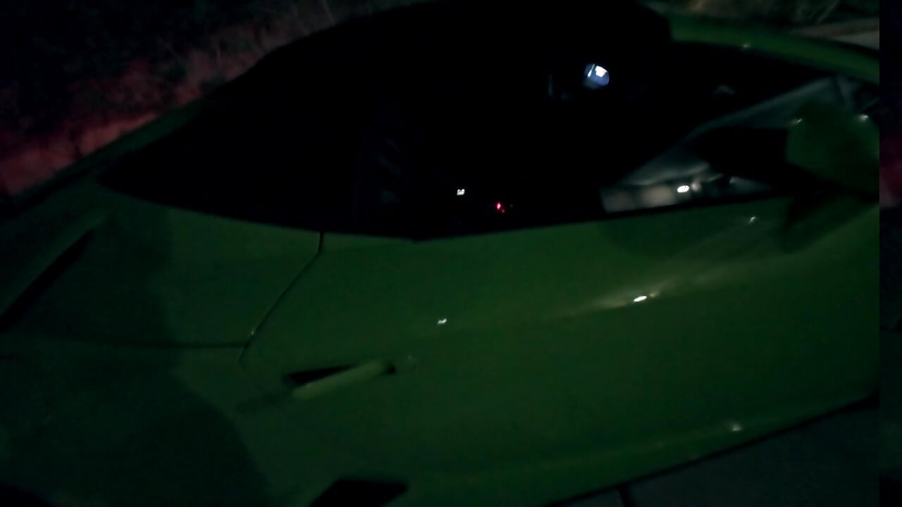 Blow Job in the Lamborghini