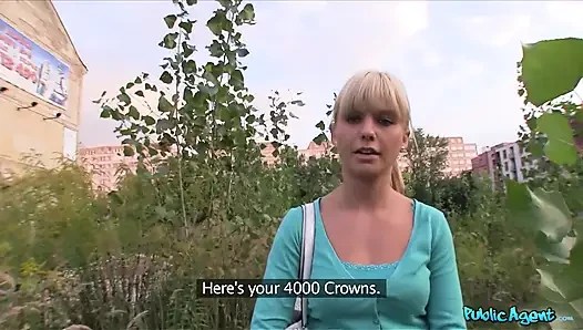 Public Agent - Desperate Blonde College Girl Willing to Work for a Hard Fuck