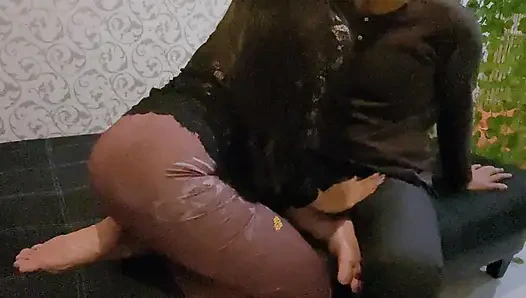 After graduation, naughty kebaya girl has an affair with Alex