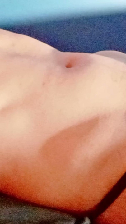 sexy twink femboy in hot black thong with smooth perfect abs playing with perfect nipples | klip 1