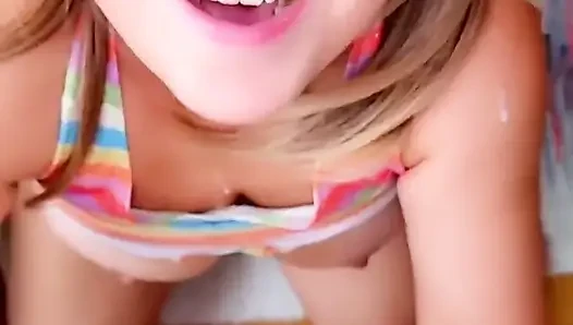 Tiefe schwanzmassage