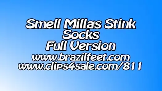 Milla from Brazil shows her feet