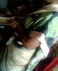 SATIN SILK SAREE AUNTY