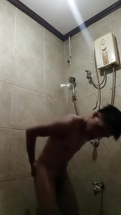 Filipino twink vòi hoa sen wank: fleshlab độc quyền