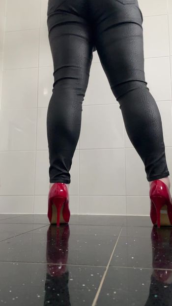 High heels try on 1