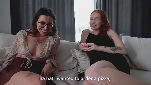 Teman pesan pizza, untuk sama kurir!