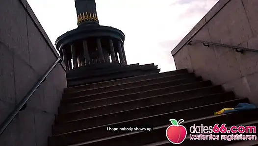 Public Sex with Hot Blonde Pornstar Gabi Gold