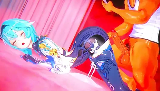 Genshin impact - sesi ngentot habis-habisan eula sampai muncrat - hentai Animation.mp4 3d