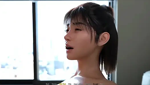 Young Japanese Stepmom Having Missionary Sex With My Cock