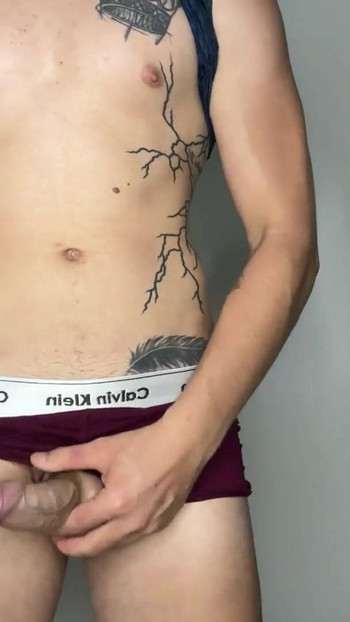 Emotional moment from "Hot Man Masturbating A Big Cock While Moaning Up A Big Cumshot - Porn in Spanish"