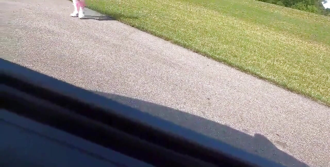 Old Man Picks up Cheerleading Teen at the Park and Gets Head