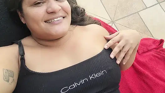 Leo Is Addicted to My Videos He Likes to See My Hairy Pussy Cumming