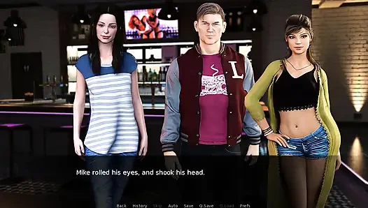 Bitch days of summer: slutty and nerdy girl into a night club-Ep3