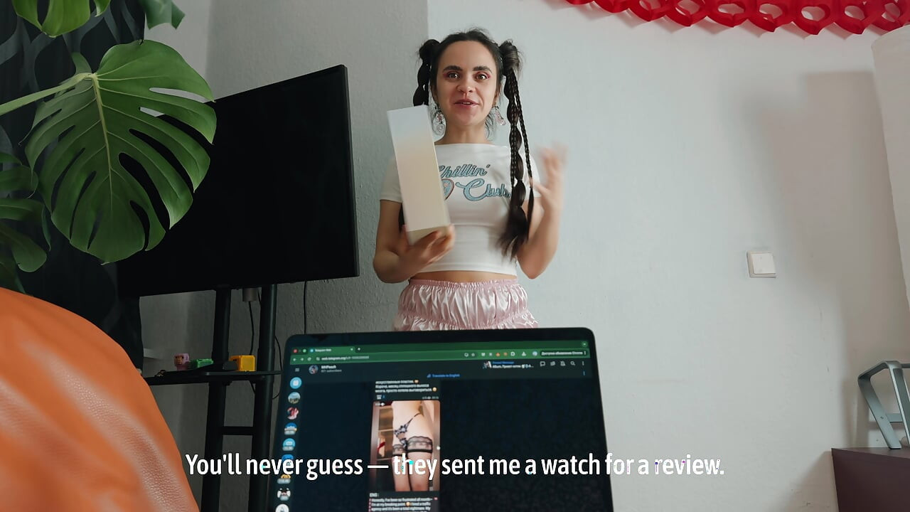 Asked Stepbro to Review My Watch... Got Creampie Instead!