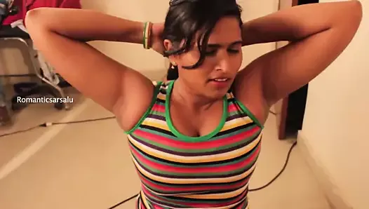 Mallu Aunty Surheka reddy Workout at Gym