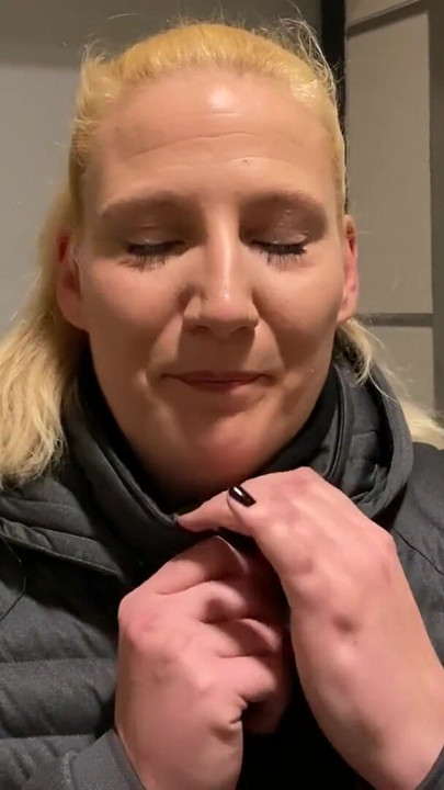 Emotional moment from "Recognized by fan in the shop! Anally fucked and balls sucked empty! Will you be my next fan meetup?"