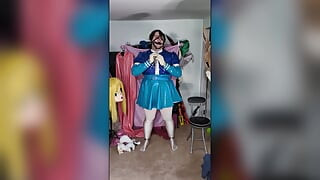 Maria Cosplay, Bondage Pics and Time Lock Hands Free Vibrator Orgasm