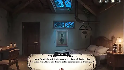 Hotel Tales GESPENsTISCHES HENTAI-Spiel ep.5 GHOST barkeeper neckt IM COWGIRL-stil!