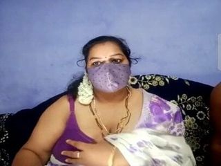 Horny Indian bbw wife gives blowjob