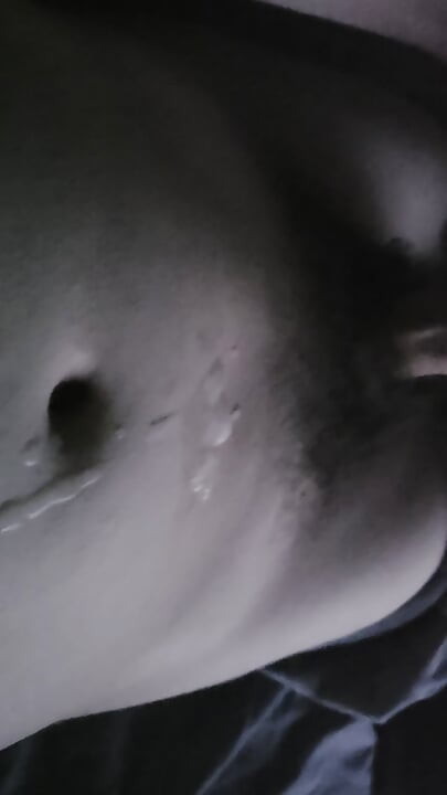 Masturbation with a big cumshot