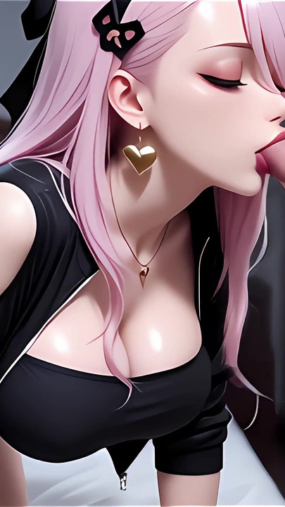 אנימה הנטאי ללא צנזורה, בחורה ורודת שיער מוצצת את הזין שלך בחור תהילה, זיין אותה וגמור עליה!