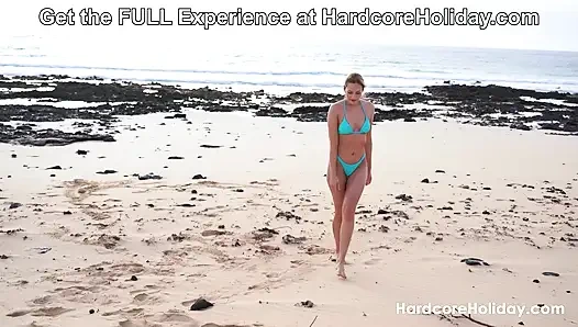 Давай заняться сексом на пляже! Leanne Lace на HardcoreHoliday