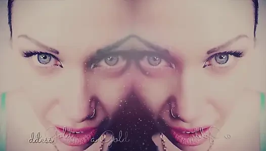 Mesmerizing eye contact & lips & tits & JOI