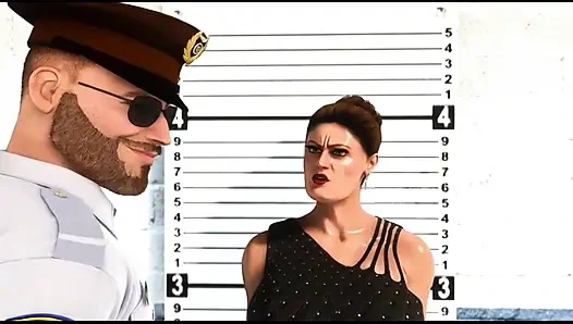 Sexpolizisten und sechzigjährige Frau