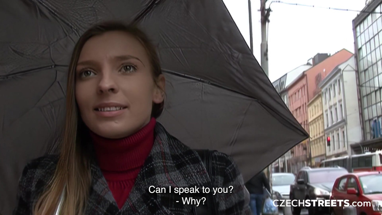Diplomat with cum on her face (Czech Streets)