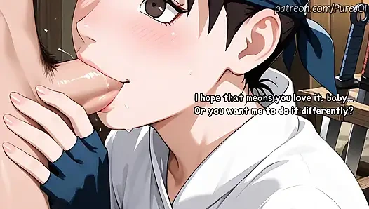 Enjoy your hot girlfriend Tenten after a long separation (Sex JOI)