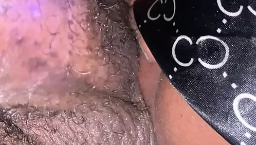 Amature Ebony teen Sloppy Sucking Huge cock  DSL  Before getting juicy Pussy Fucked