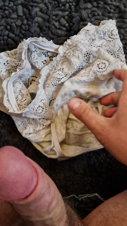 I play with my mother-in-law's panties.