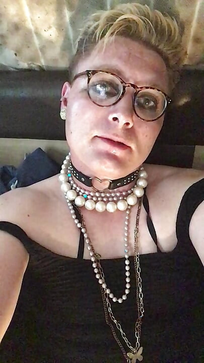Smooth shaved Sissy Jes Brinch Fuck dildo