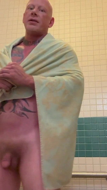 Epic moment from "Hot military man shower"