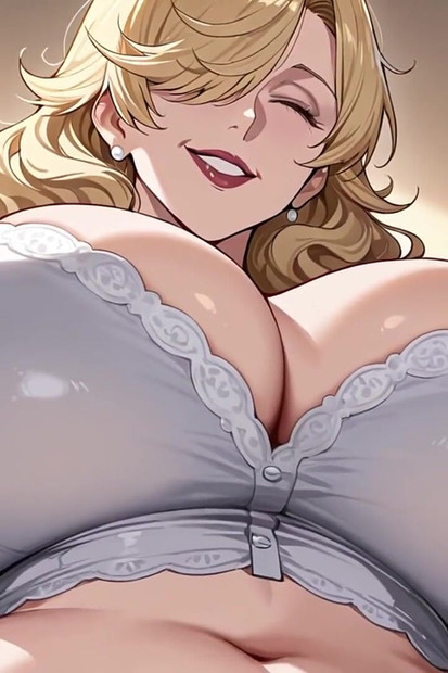 Blonde GILF Hentai Porn