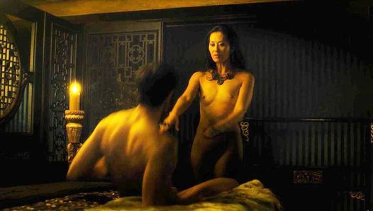 Olivia Cheng, scène de sexe nue dans Guerrier sur scandalplanet.com