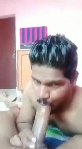Indian giving blowjob