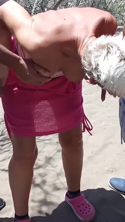CoraBitch in the dunes of Maspalomas in Gran Canaria | Clip 1