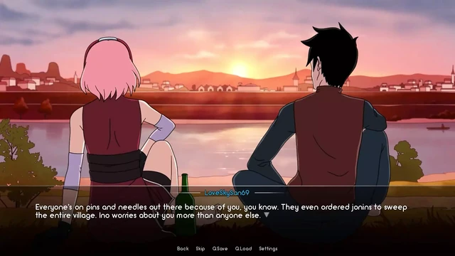 Naruto Hentai - Naruto Trainer v0.17.2 Part 80 Fucking Ten Ten by the Lake by Loveskysan69