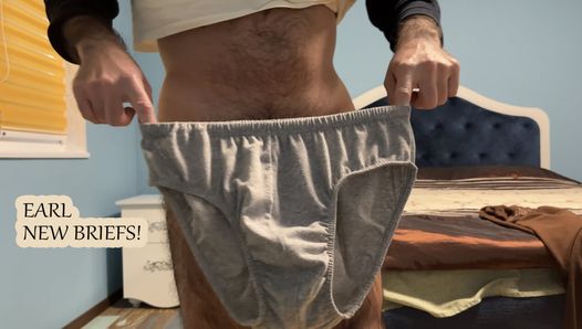 These are Earl's new gray briefs