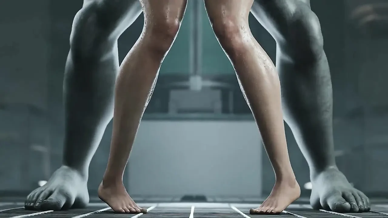 Resident Evil XXX - 克莱尔·雷德菲尔德在实验室被暴君抓获并繁殖（3D动画）