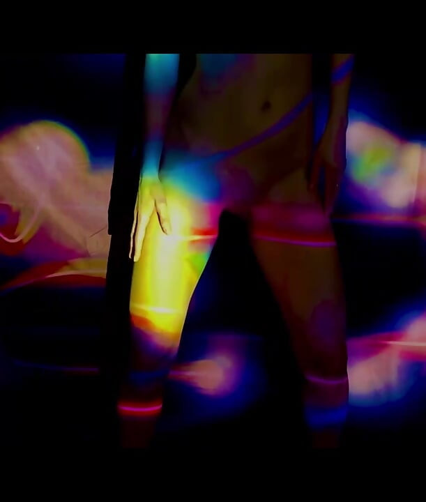 Naked disco girl
