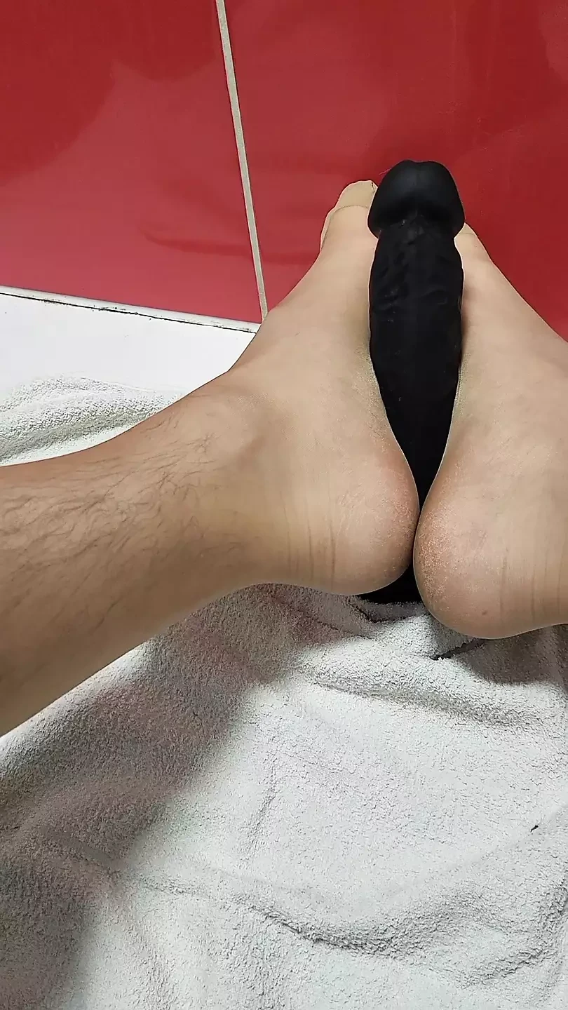 스타킹을 신고 풋잡