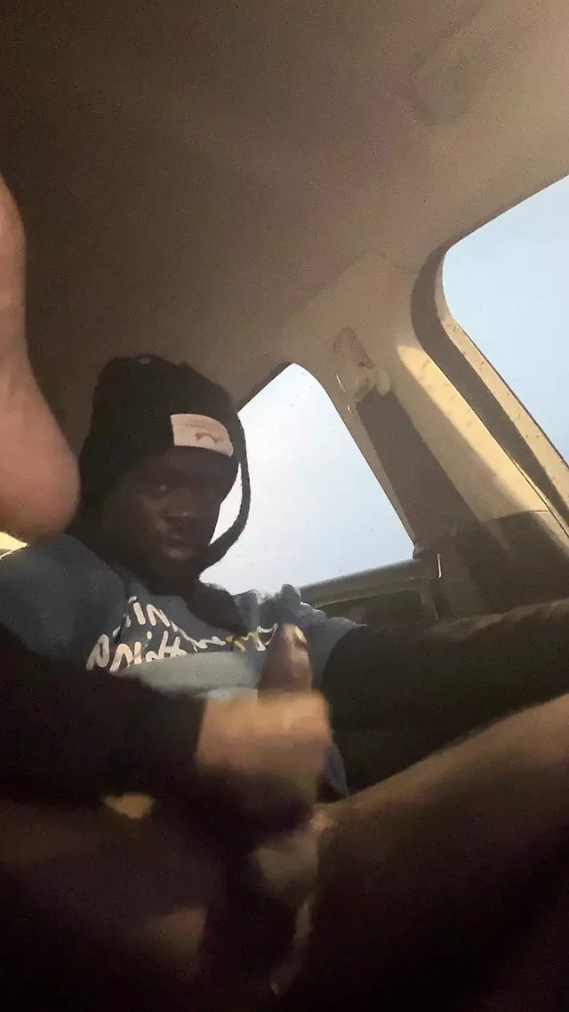 Having A Fun Jerk Session In Da Car Outside Cause I Bored With Smokin