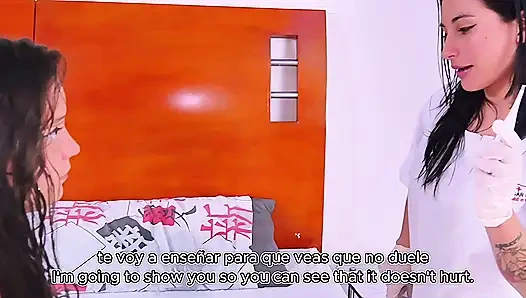 Suster hot kitty dj dan jennifer lagi asik jilat memek mereka di rumah sakit - perawatan lesbian fingering dan muncrat