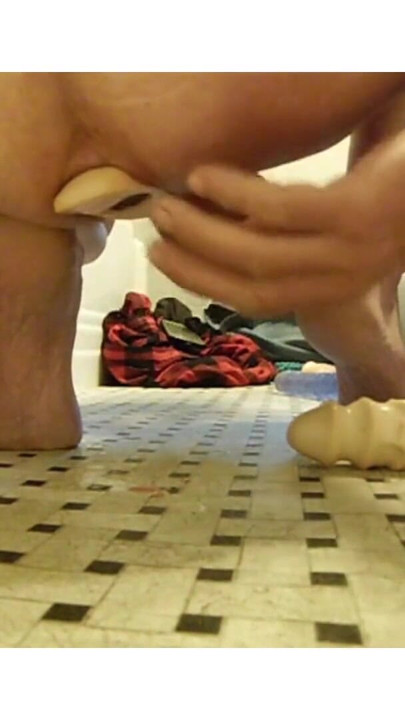 Powerful moment from "Doing what I enjoy. Pounding my ass with my toys."