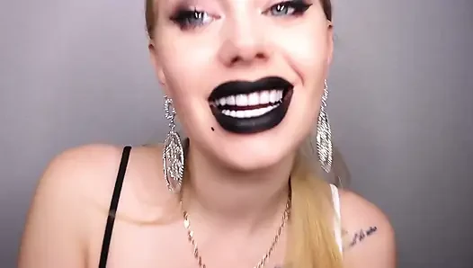 Giantess Swallowing Her Shrinking Slaves in Front of the Eyes of Her New Food-targets!