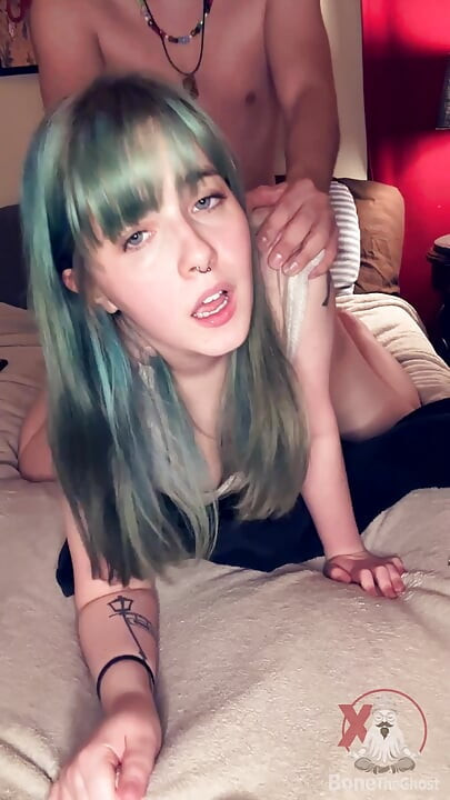 Fucked A Cute 18 yo With Blue Hair