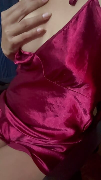 Home video after , caressing her beautiful nipples