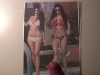 Kim & Kourtney Kardashian Cum Tribute